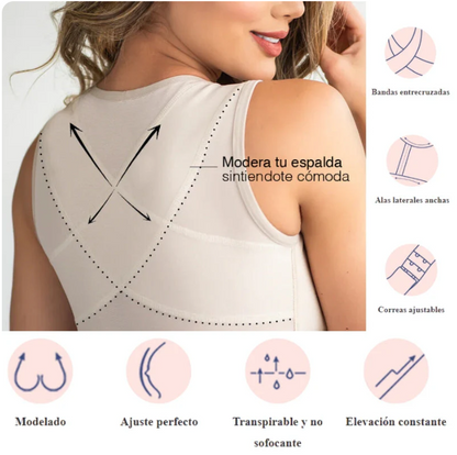 PosturaFacil - Brasier Cómodo Corrector de Postura + Envió gratis